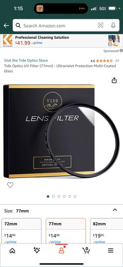 Tide Optics UV Filter 77mm