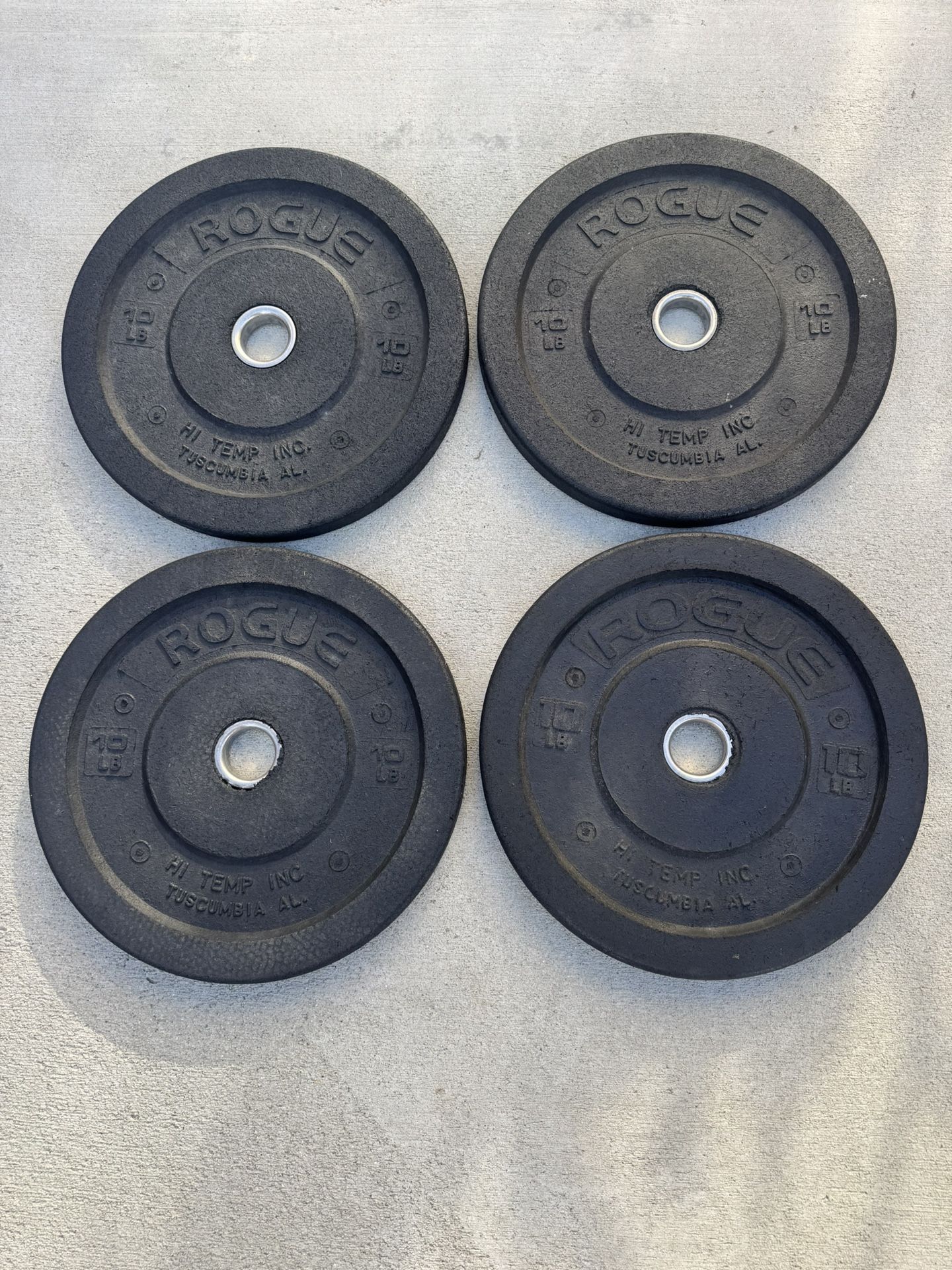 Rogue 10lb bumper Plates