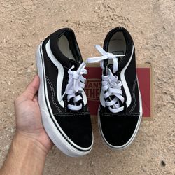 Black Vans Size 5men