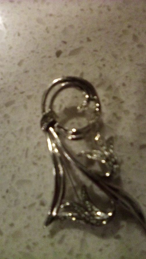 Vintage Marcasite Silver Broche