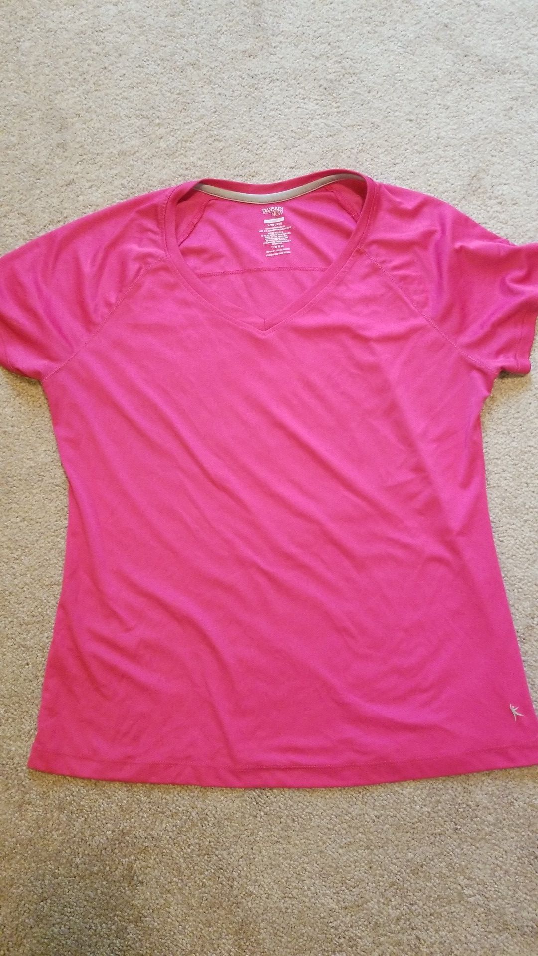 Danskin shirt XL, hot pink