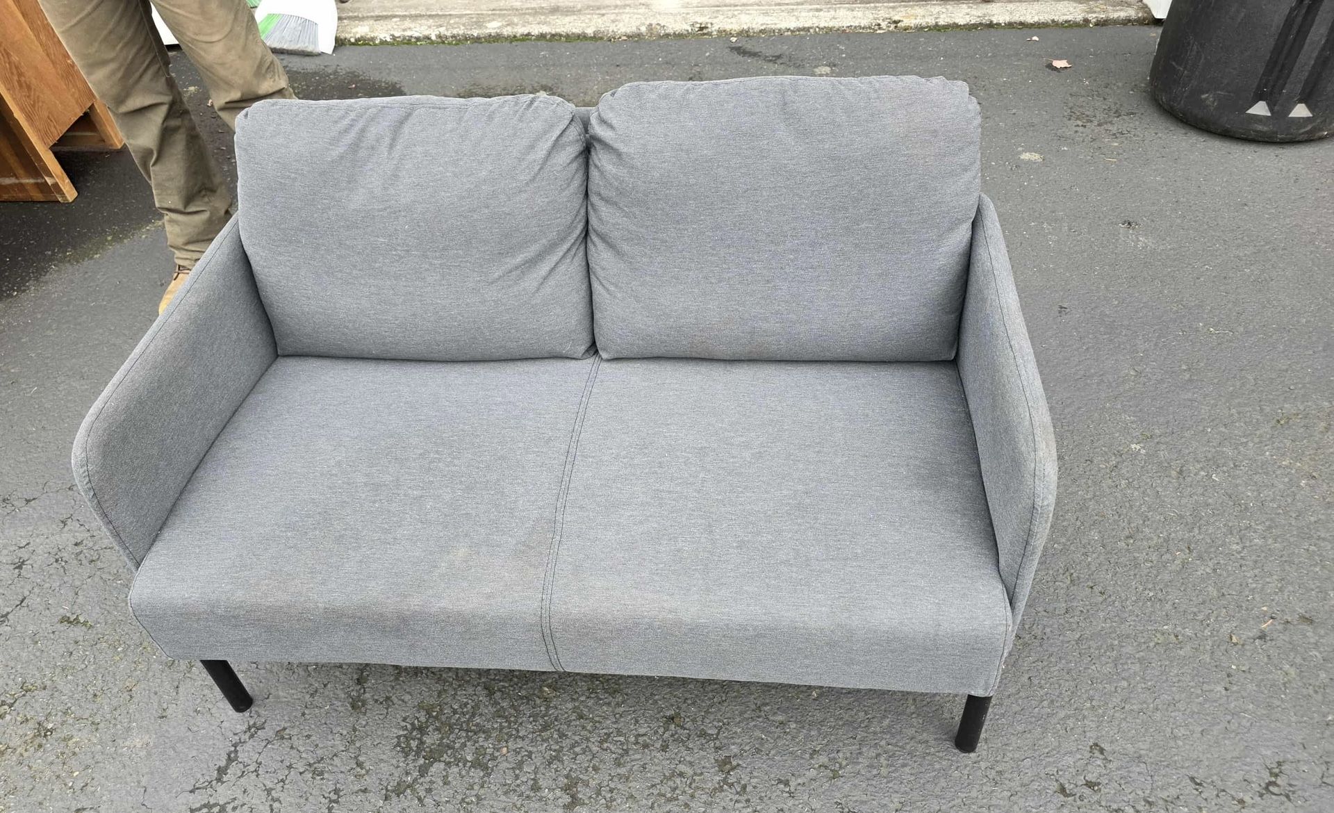Grey Loveseat