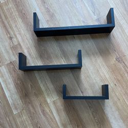 Floating Shelves -Set of 3- Wall Shelf Bedroom/Bathroom/Living Room/Kitchen