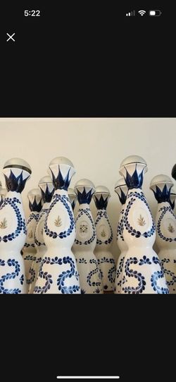 750ml EMPTY Clase Azul Reposado Tequila Bottles