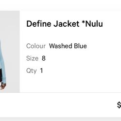 Lululemon Blue Define Jacket 