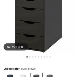 IKEA ALEX Drawer unit office 