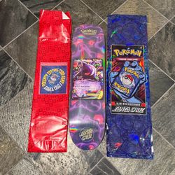 Gengar EX Santa Cruz x Pokémon Blind Bag Skateboard Deck