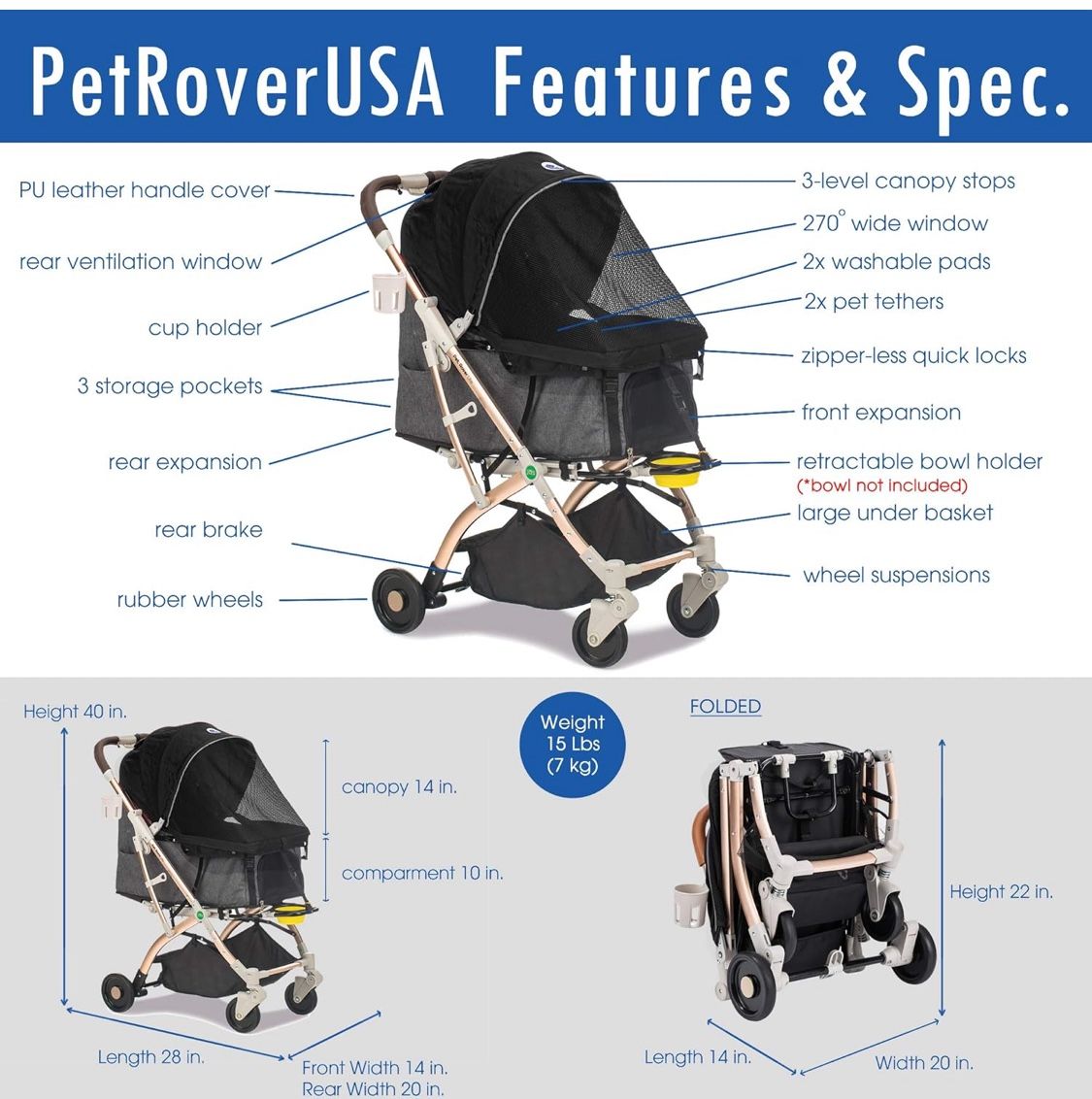 Dog Or Cat Stroller