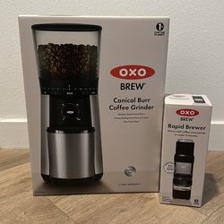 NEW coffee grinder and rapid brewer