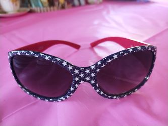 Kids red white and blue sunglasses