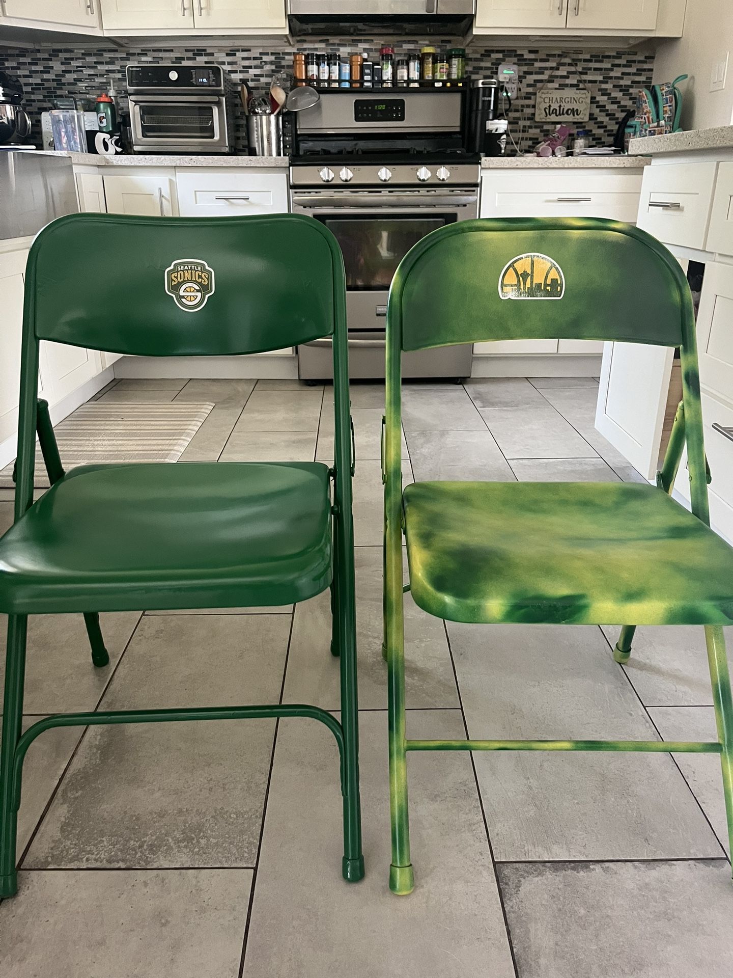 Seattle Super Sonics Metal Folding Chairs