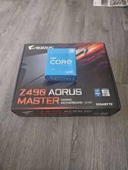 Z490 Aorus Master Motherboard + I5 11600k LGA 1200 CPU