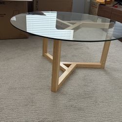 Round Glass Coffee Table