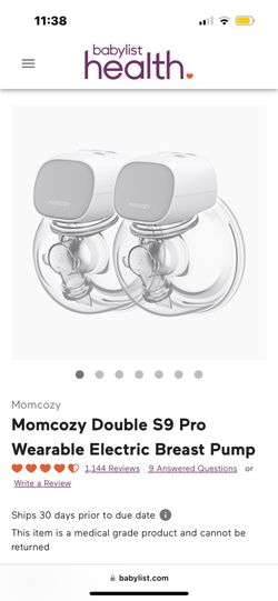 Momcozy Double S9 Pro Wearable Electric Breast Pump