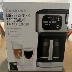 Cuisinart Coffee Center Barista Bar 4-in-1 Coffee and Espresso Maker - Stainless