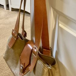 Ladies Italian Leather Satchel - $30