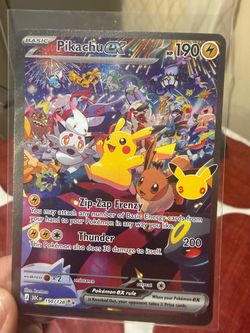 Pokemon 30th Anniversary / Pikachu Ex