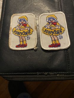 2 Vintage Maryjane  Patches 