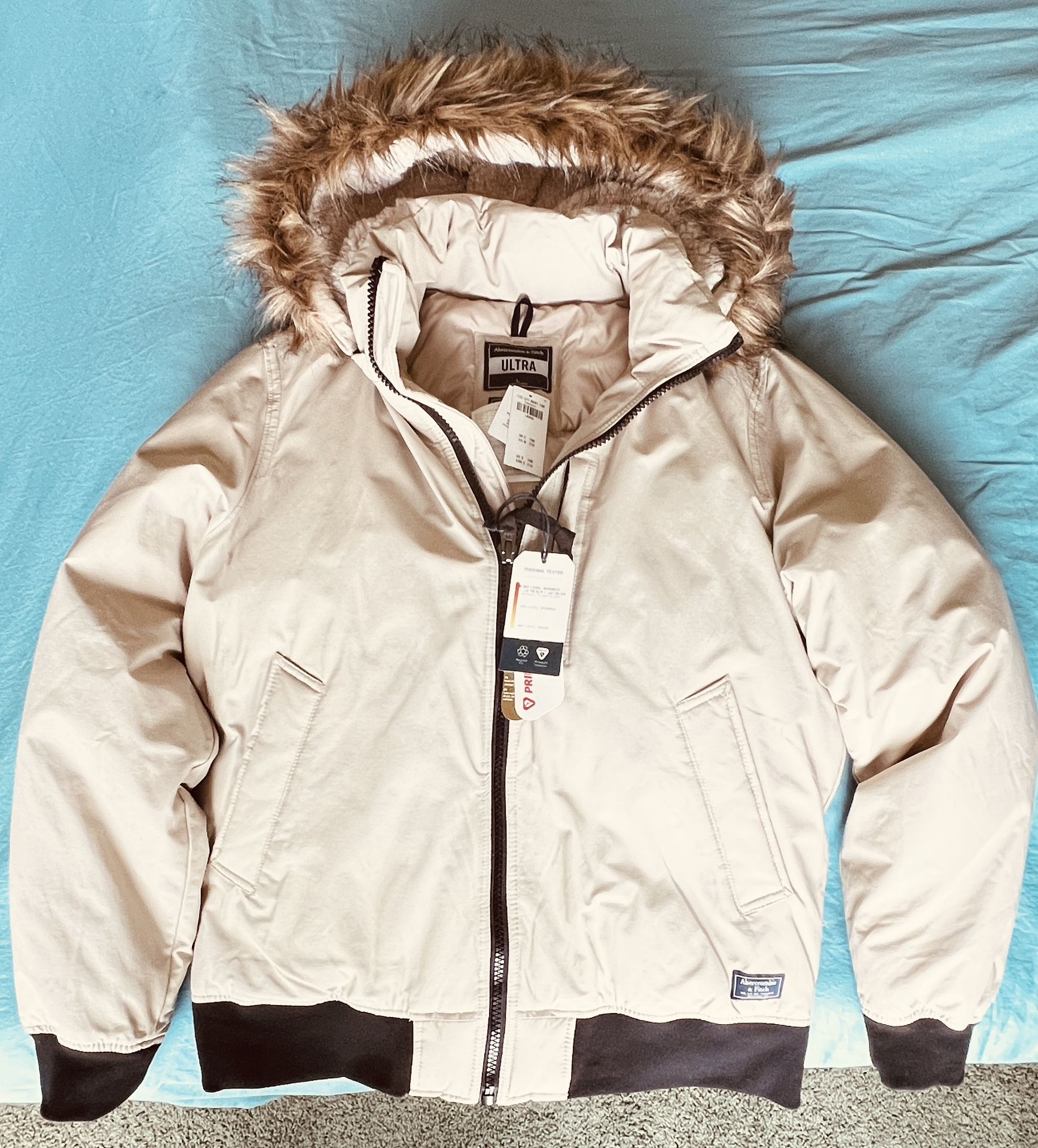 Abercrombie Fitch Men’s Heavy Jacket Size L