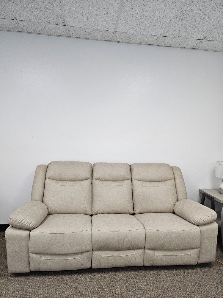 Fabric Recliner Sofa 