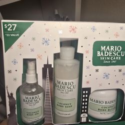Mario Badescu Coconut Body Set Includes Body Oil, Shower Gel And Butter