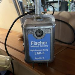 Fischer LAV-3 High Vacuum Pump 