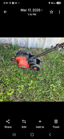 Black & Decker electric edger/ trencher