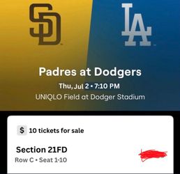 Los Angeles Dodgers vs San Diego Padres - jul 2