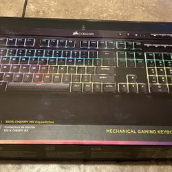 NEW CORSAIR MECHANICAL K68 RGB GAMING KEYBOARD $200