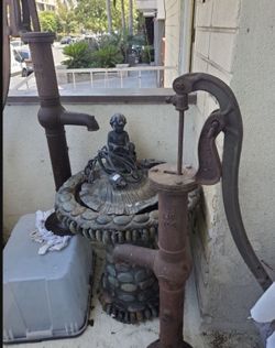 Antique water pump