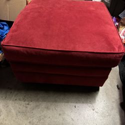 Red Ottoman 
