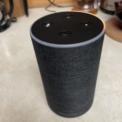 Amazon Echo (2nd Generation) Smart Assistant - Charcoal Fabric