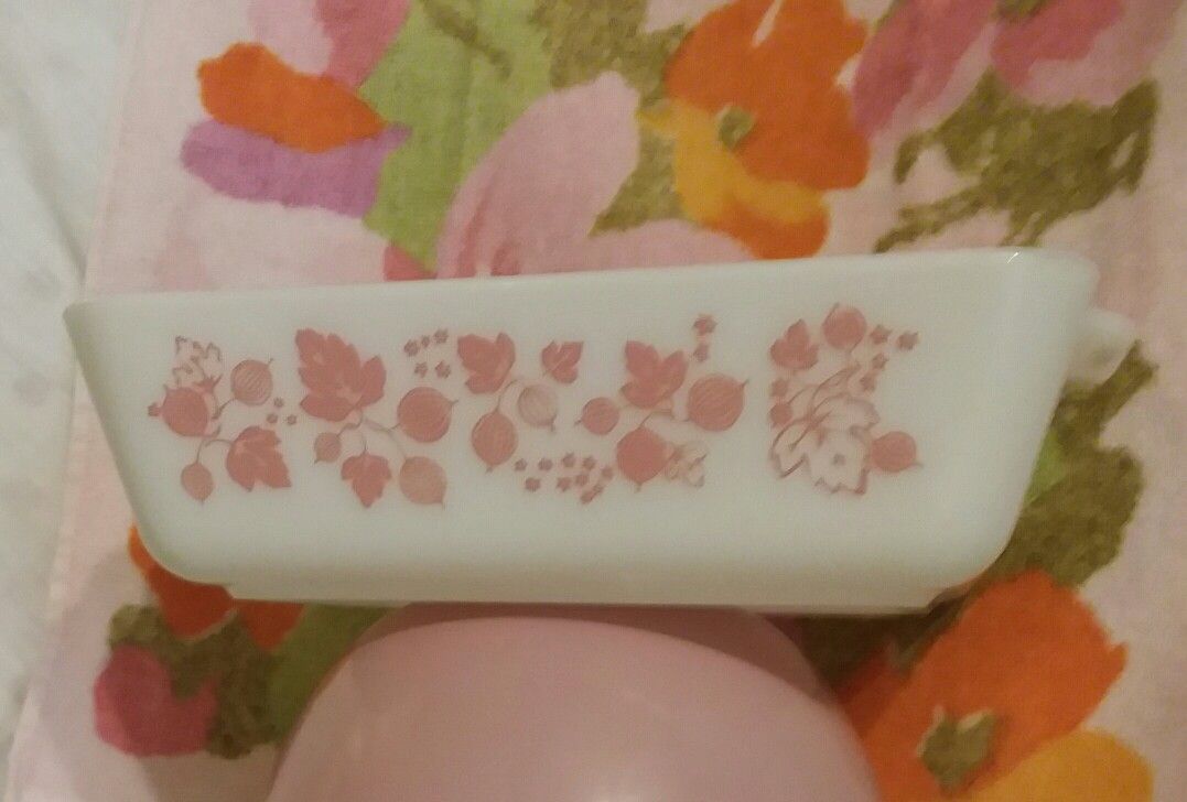 Vintage Pyrex Pink offers Gooseberry 503