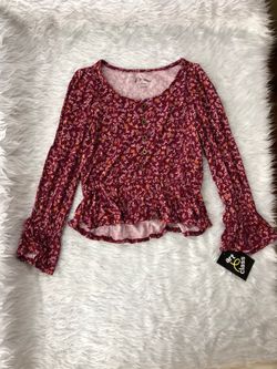 Girls Long sleeved top