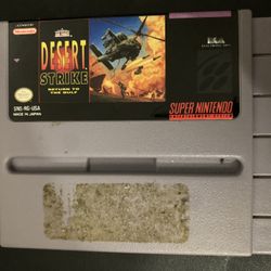 DESERT STRIKE Return To The Gulf (Super Nintendo)