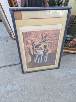 Vintage print "best friends"