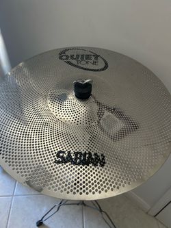 3 Sabian Quiet Tone Drum Cymbals