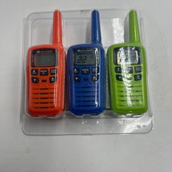 Midland X-Talker Walkie Talkie Radios T10C Up to 20 Mile Range Two-Way Lot Of 3