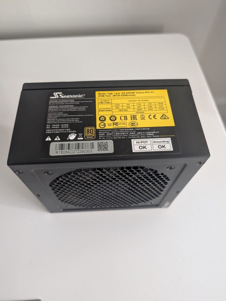 Power Supply SEASONIC 520W Bronze 80+