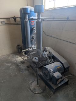 All American 25 HP compressor and 120 gal tank