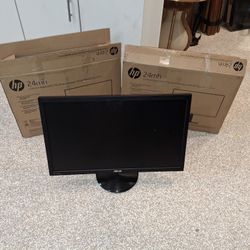 3 PC Monitors 