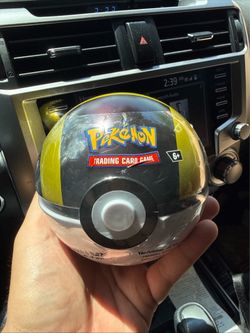 Pokemon TCG Poke Ball Tin Sealed, 3 Booster Packs & 2 Sticker sheets