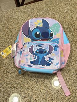 Stitch backpack with detachable lunch bag