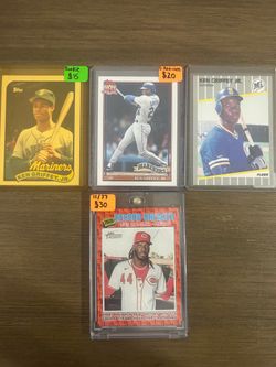 Ken Griffey Jr. & Elly de la Cruz numbered /77 lot