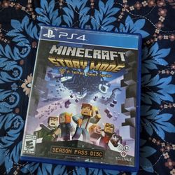 PS4 Minecraft Story Mode Season Pass Disc 