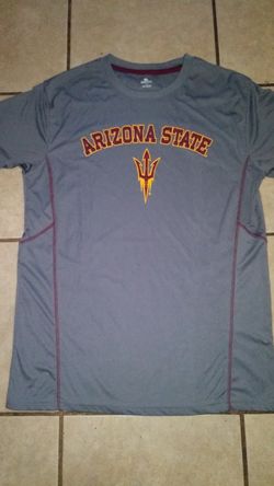 Asu dri fit type shirt large