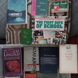 Various School / Teaching Books And Bibles