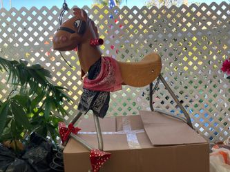Nostalgic 1960’s pogo pony vintage toy horse by molded products