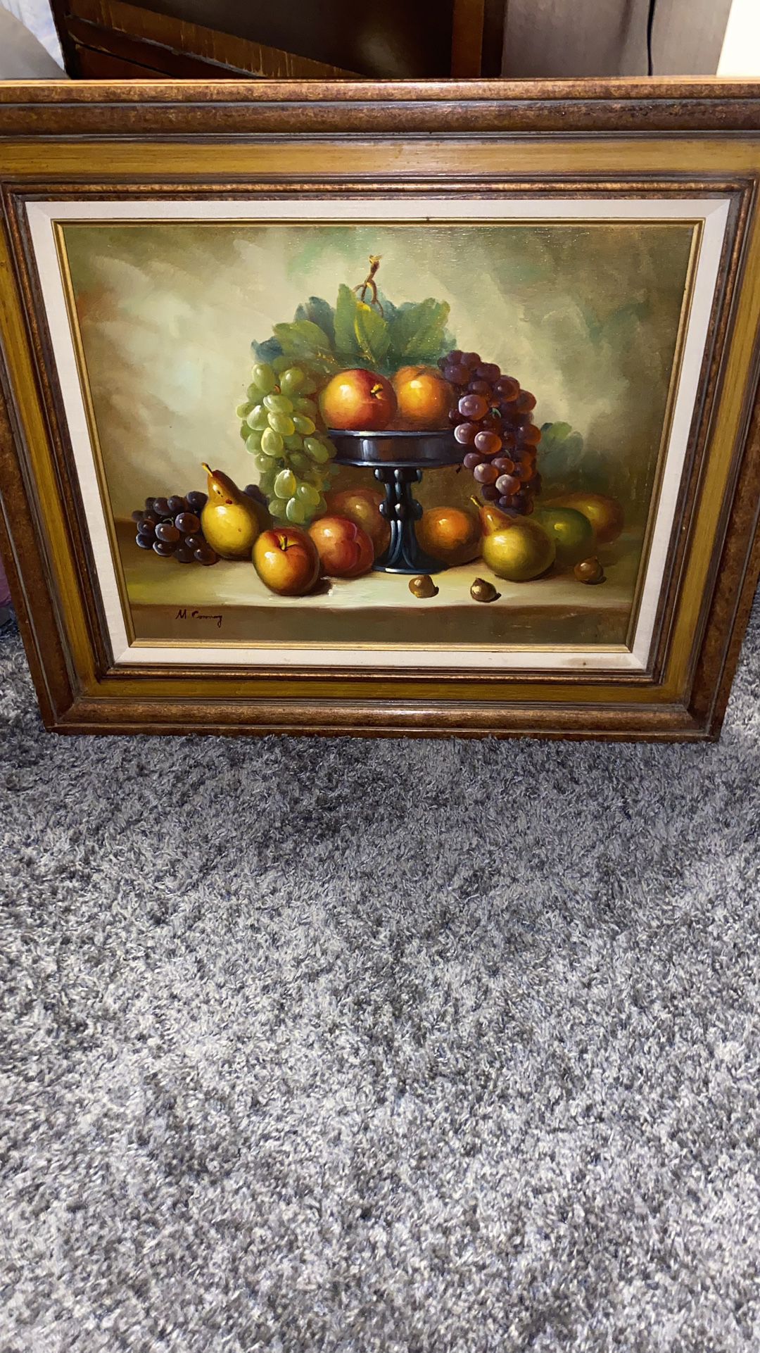 Vintage Signed Oil Painting 