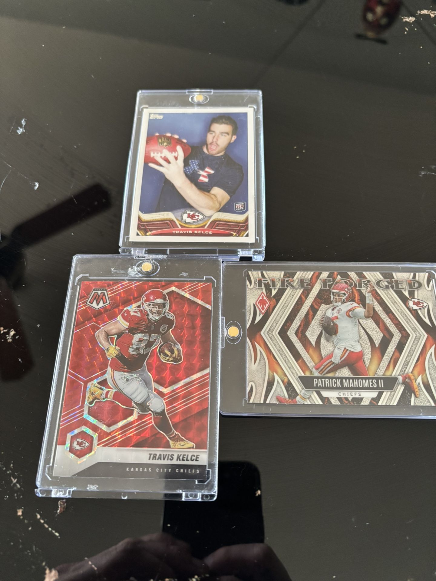 Travis Kelce Rookie Card And Patrick Mahomes 2 Card As Well